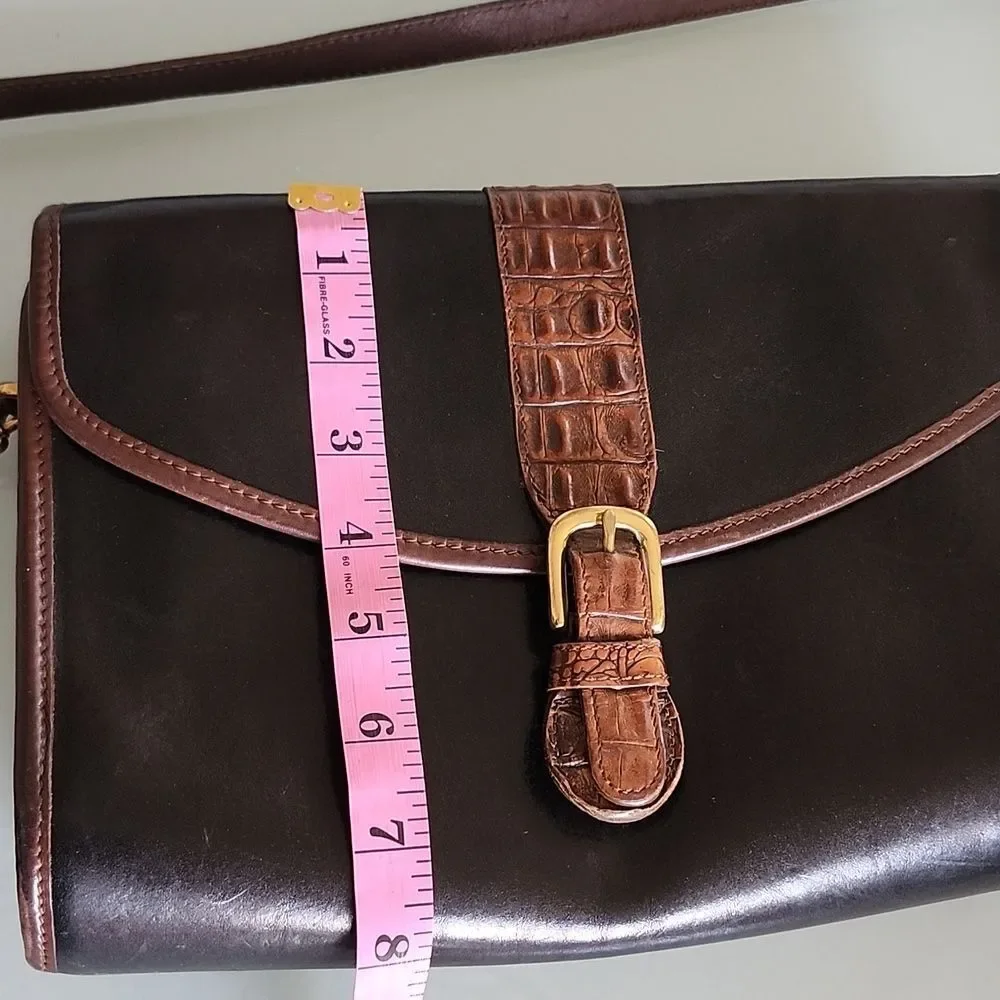 Brahmin Tuscany Vintage Americana Y2K Leather Bag In Excellent Condition